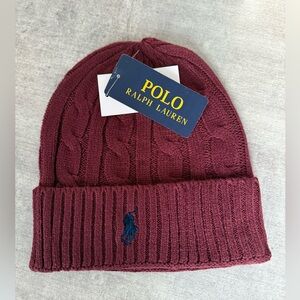 Polo Ralph Lauren Maroon Knit Hat